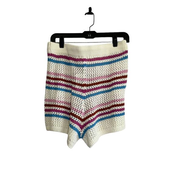 #52- NWT- L*SPACE On The Horizon Crochet Boho Cover Up Shorts Size M Ret$88 - Picture 6 of 8